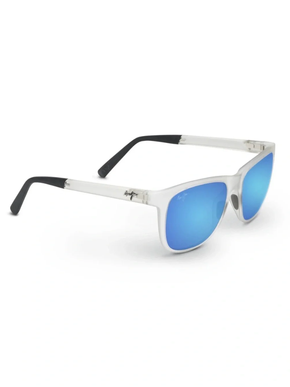 Maui Jim Tail Slide Frosted Crystal/Hawaii Blue Lens Unisex Sunglasses